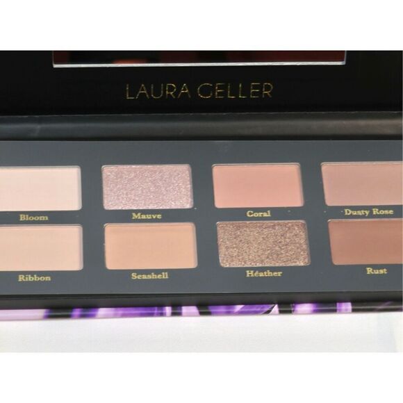 Laura Geller Bland Away Rosy & Rustic Eyeshadow Palette 8 Multi Finish Shades LE - Picture 3 of 4